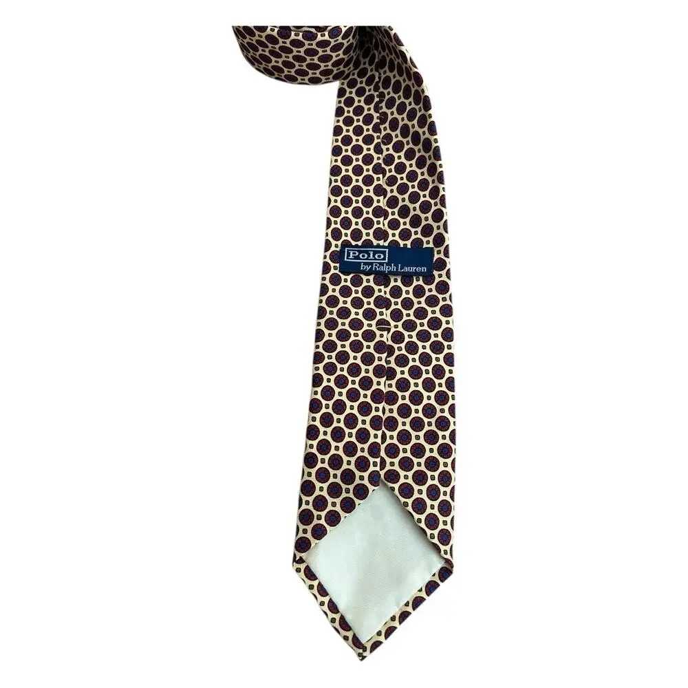 Polo Ralph Lauren LOT 2 100% Silk‎ Men's Neck Ties Made in Italy